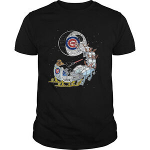 Chicago Cubs Star Wars Christmas Darth Vader Santas Sleigh Shirt